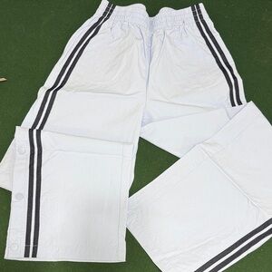 Light Blur Track Pants with Navy Stripes